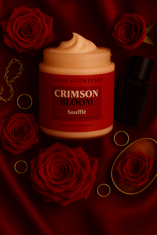 Crimson Bloom Soufflé